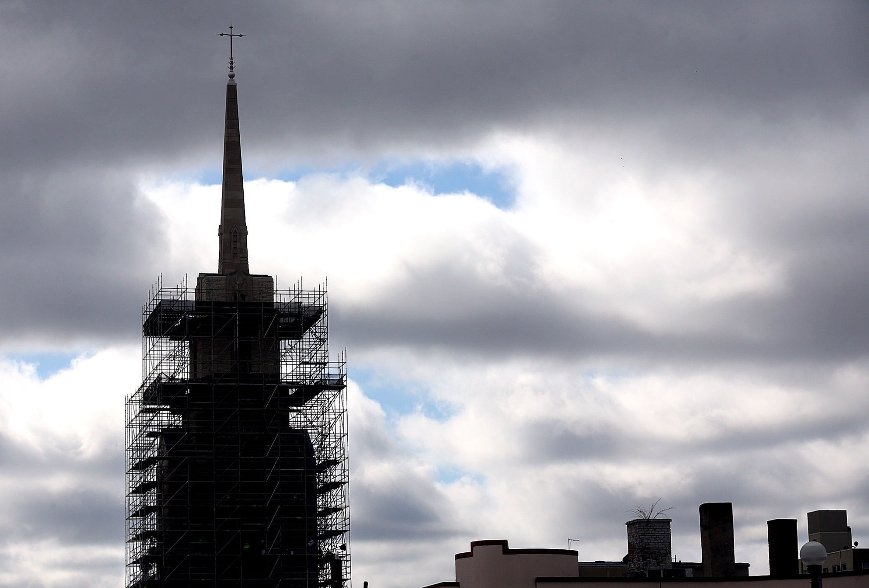 Cathedral work begins